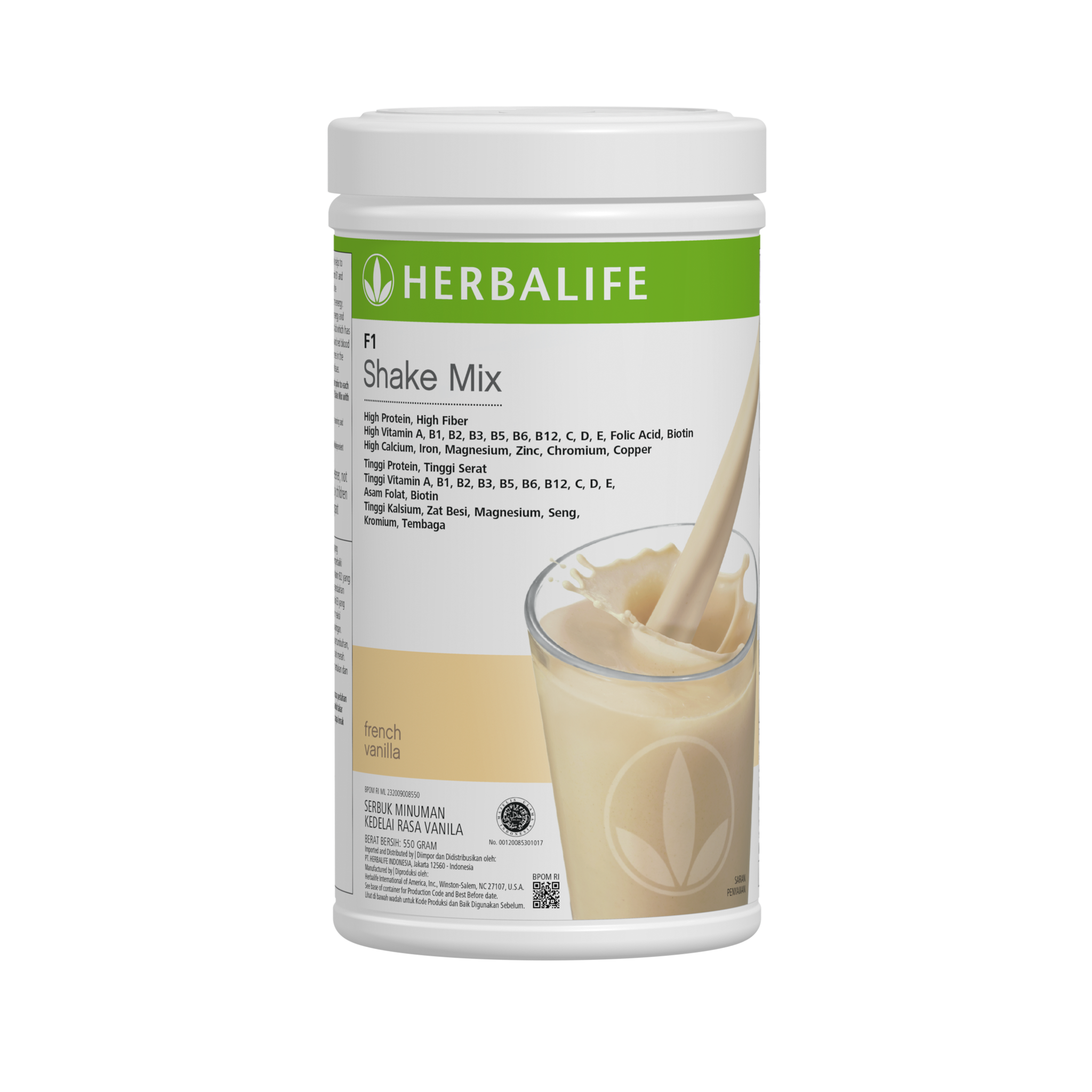 Formula 1 Shake Mix - French Vanilla - 550 gram | Seroja Tangerang