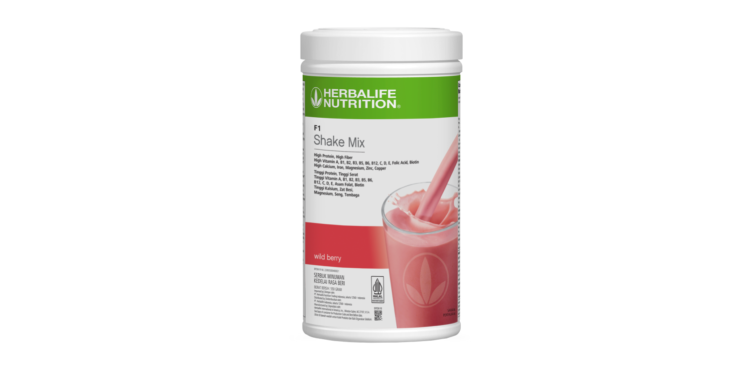 Formula 1 Shake Mix - Wild Berry - 550 gram | Seroja Tangerang